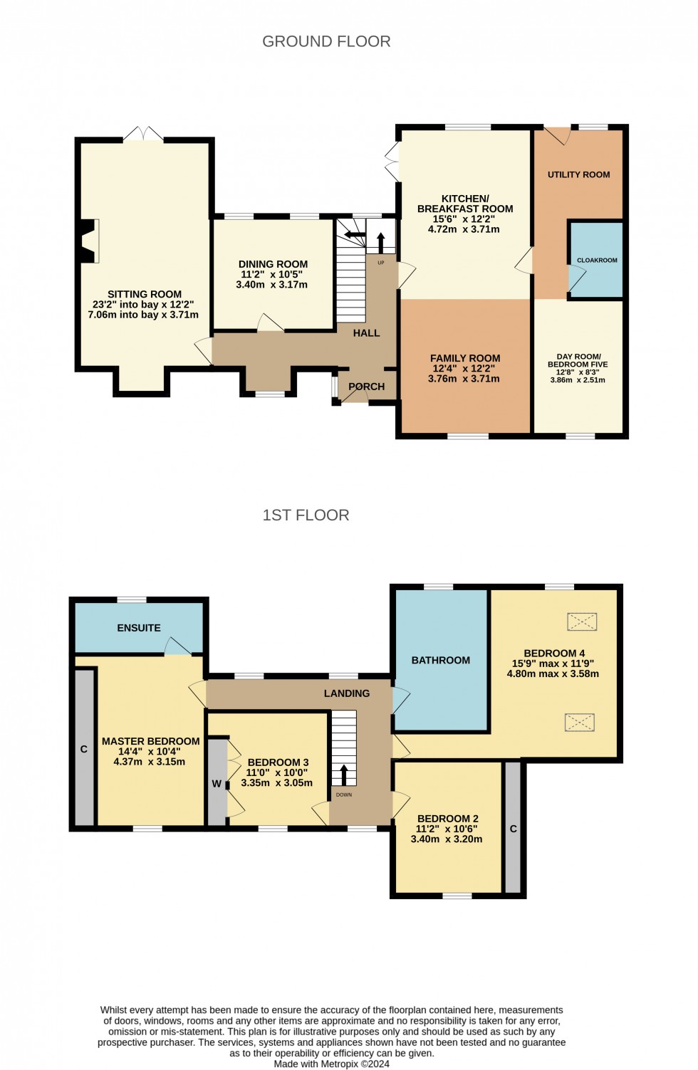 Floorplan for Faversham Road, LENHAM, Kent