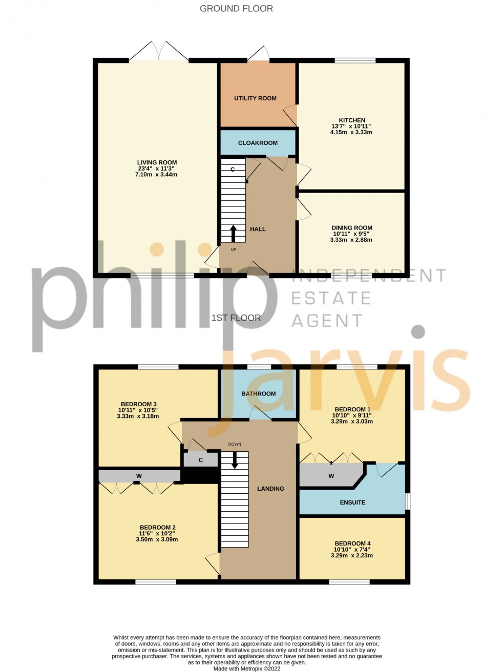 Floorplan for Swaffer Way, Ashford, Kent