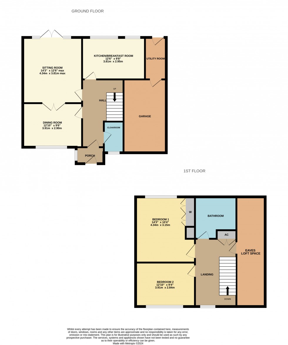 Floorplan for Grafty Green, Maidstone, Kent