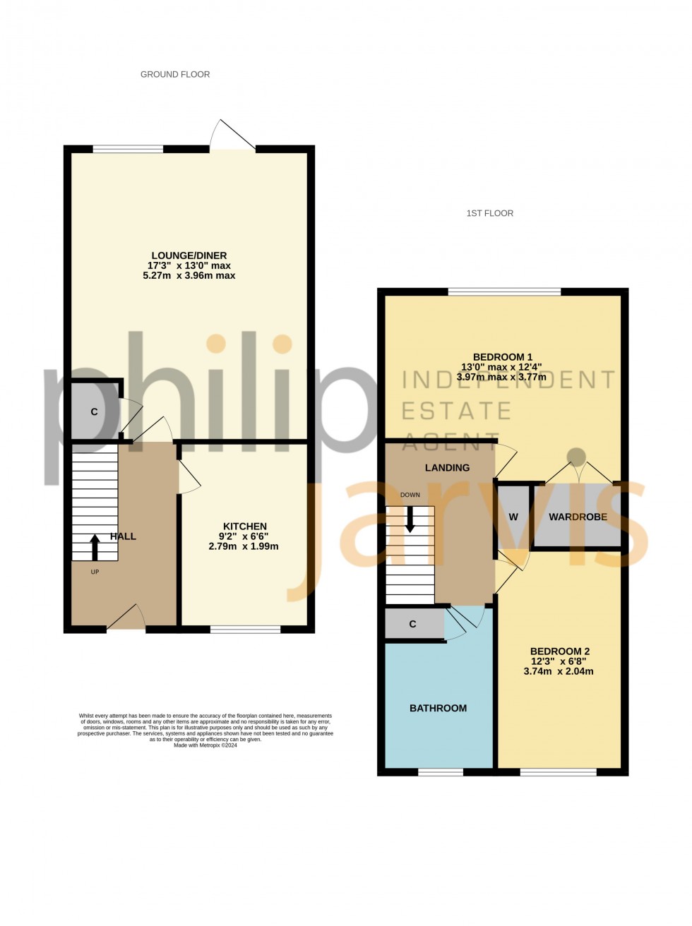 Floorplan for Barfreston Close, Maidstone, Kent