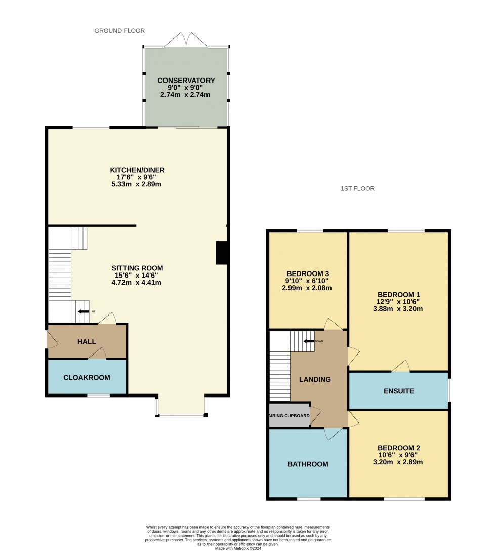 Floorplan for Ham Lane, Lenham, Kent