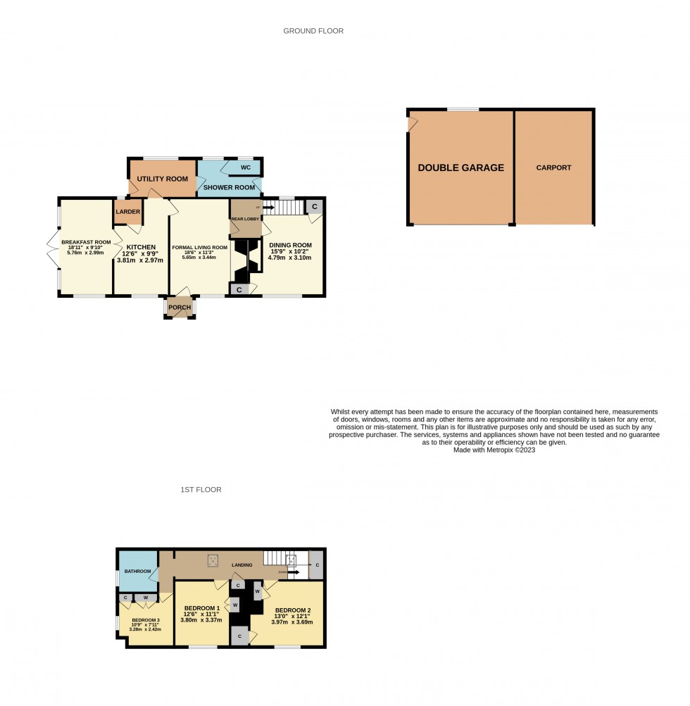 Floorplan for Little Chart, ASHFORD, Kent