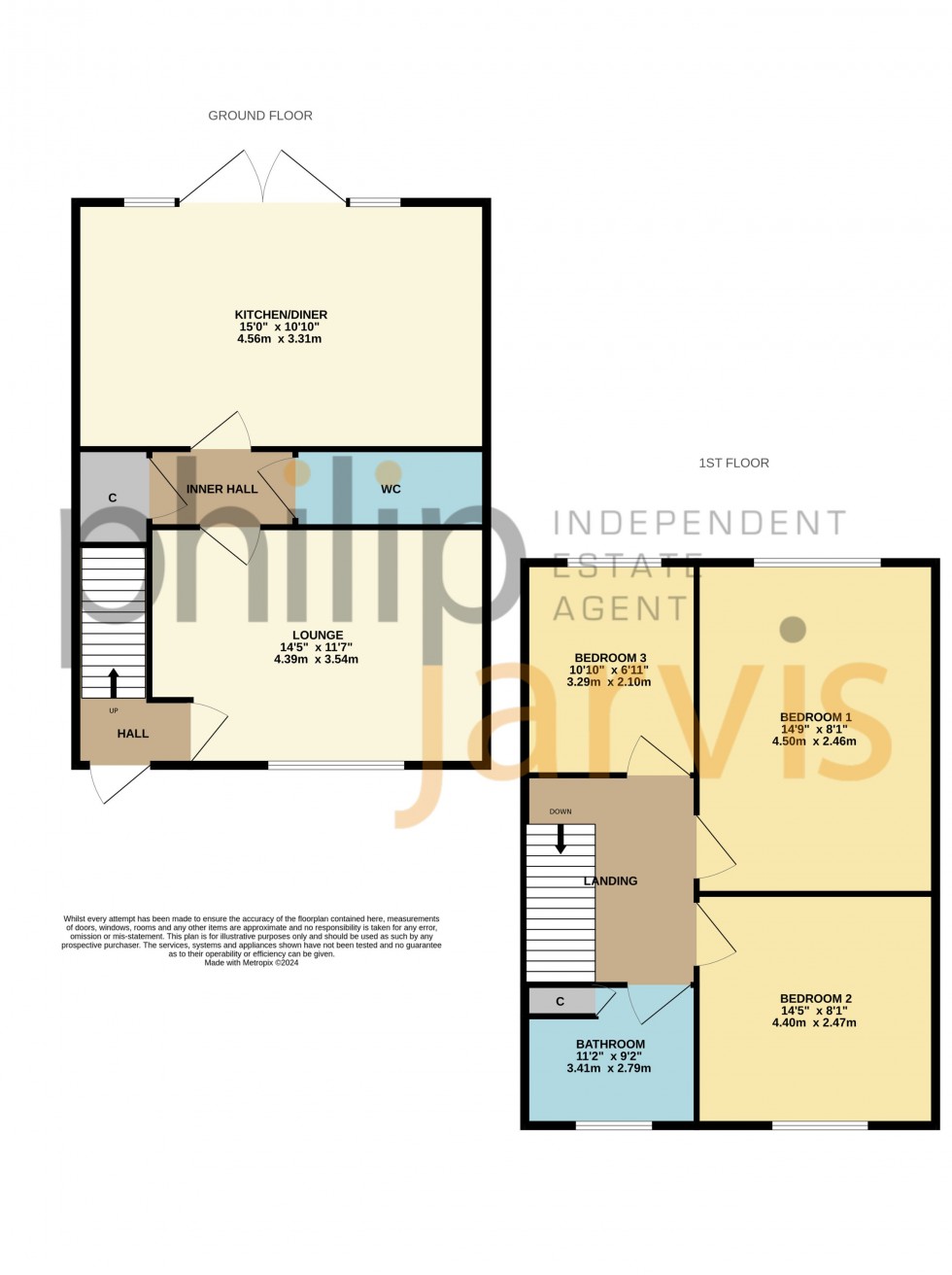 Floorplan for Stacksteds Place, Maidstone, Kent