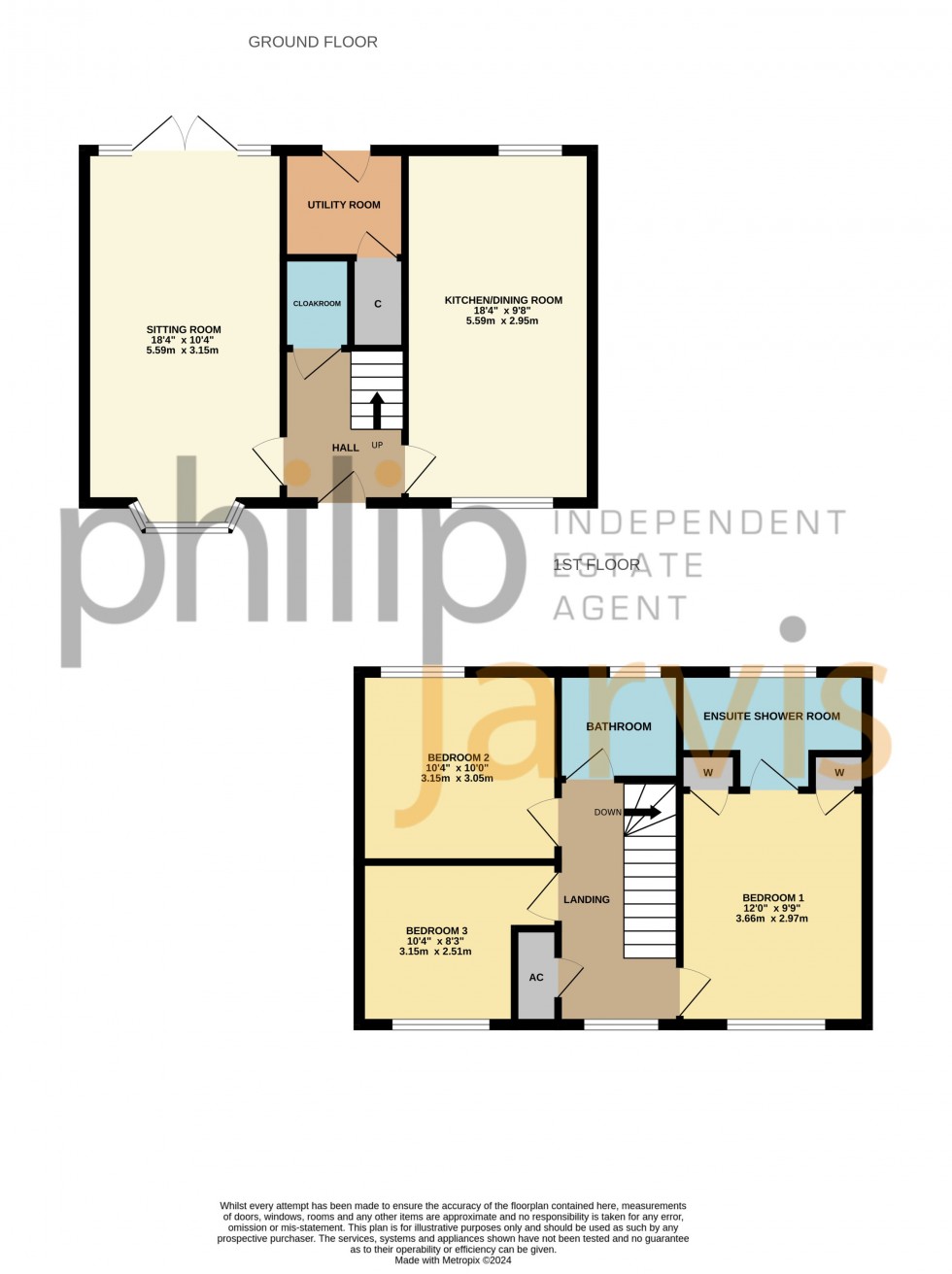 Floorplan for Willow Close, Harrietsham, Kent