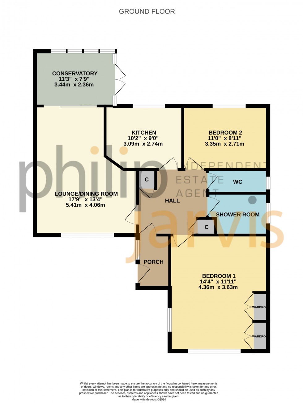 Floorplan for The Moat, Charing, Kent