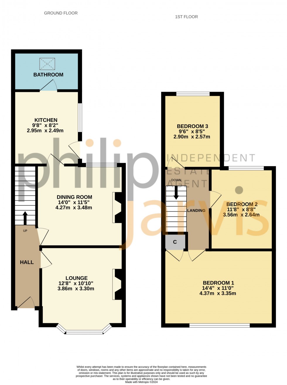 Floorplan for Sussex Avenue, Ashford