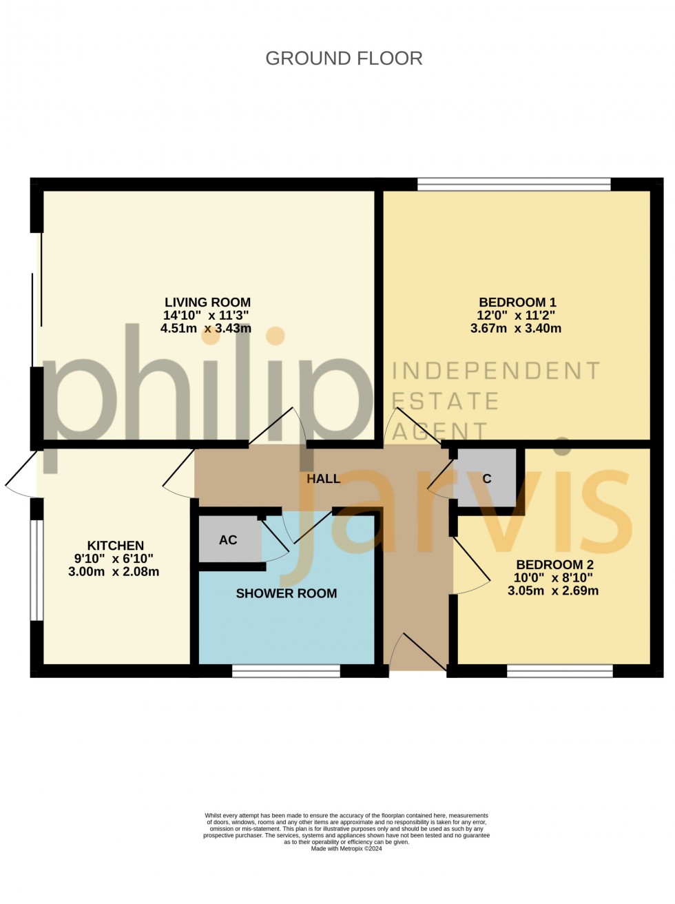 Floorplan for Chestnut Drive, Kingswood, Kent