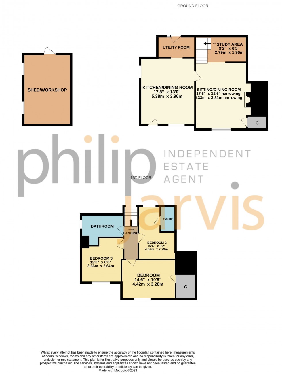 Floorplan for Pluckley, Ashford, Kent