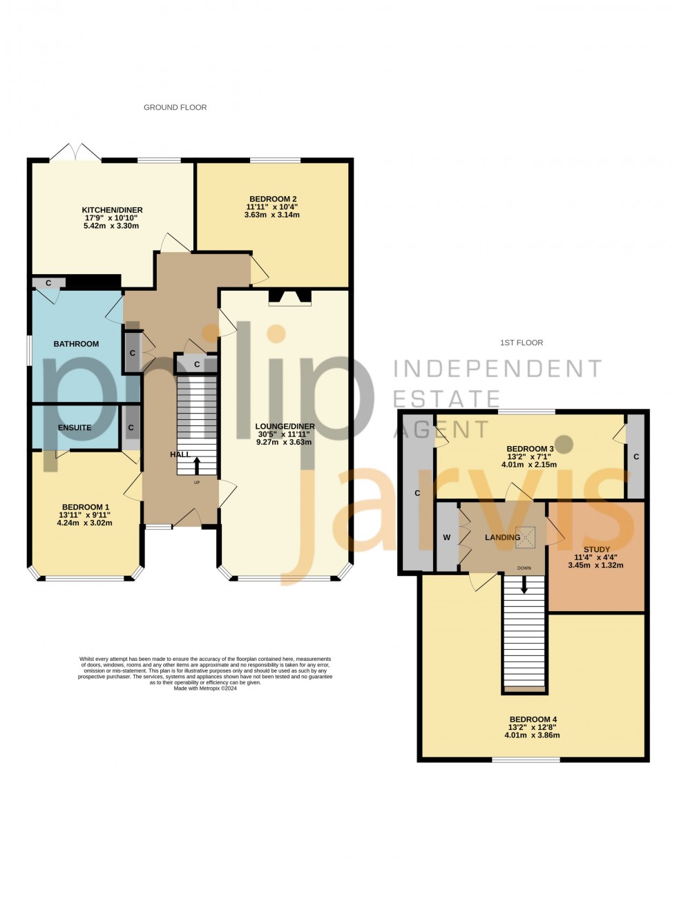 Floorplan for Charlesford Avenue, Kingswood, Kent