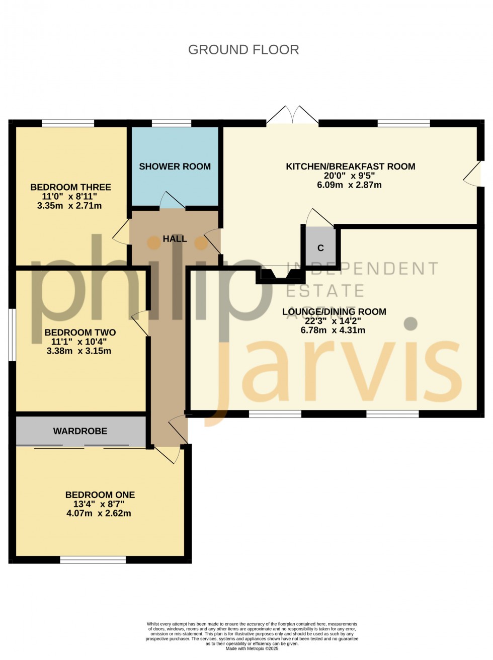 Floorplan for Cherry Tree Road, Charing Heath, Kent