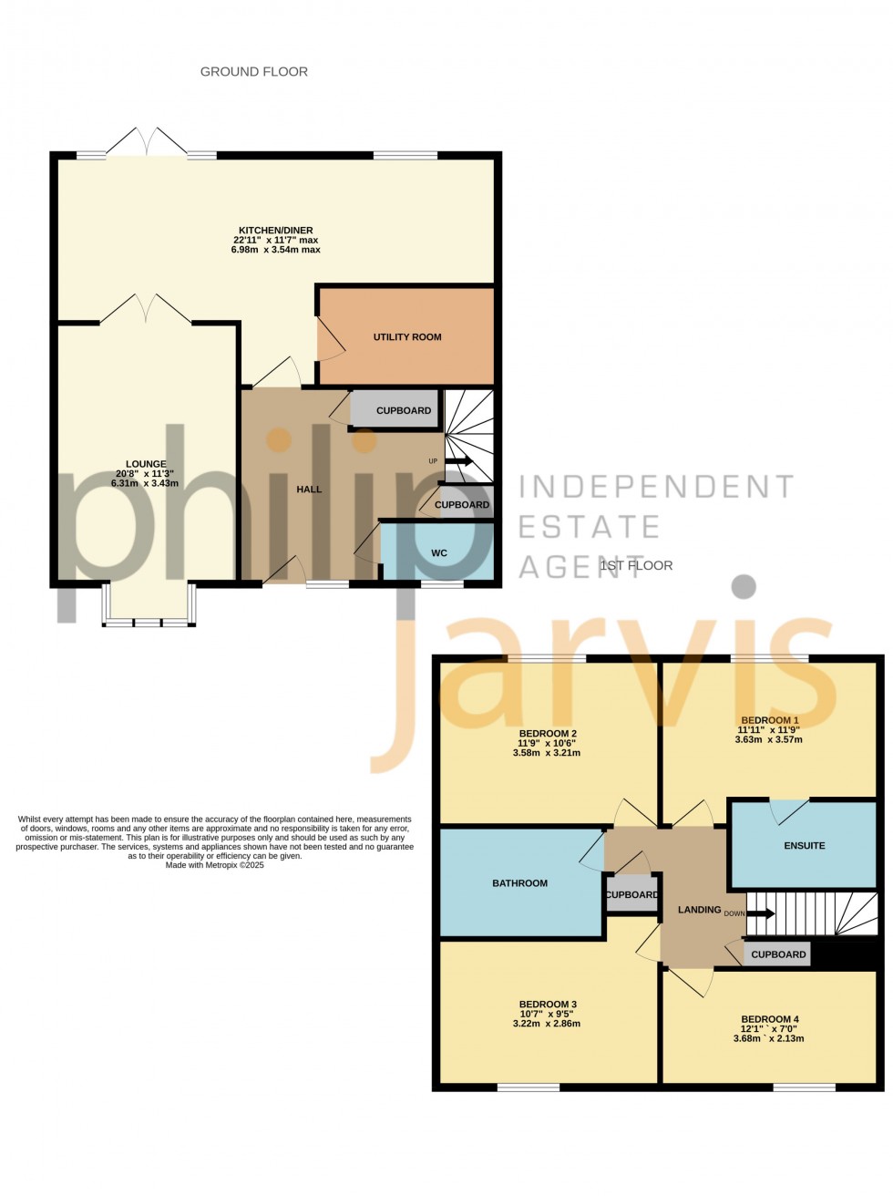 Floorplan for Fairall Close, Harrietsham, Kent