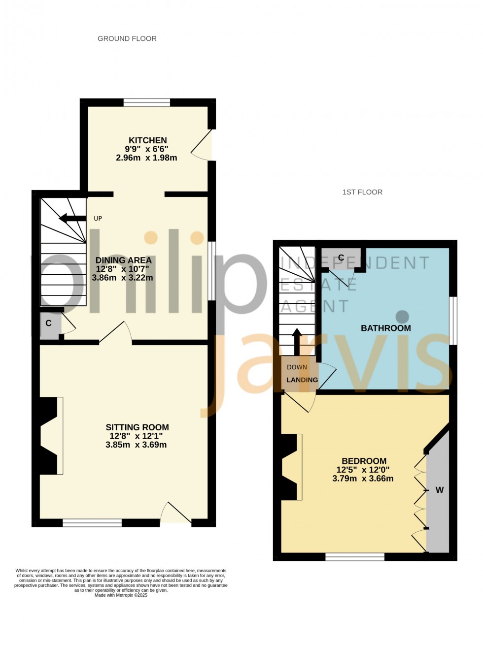 Floorplan for Headcorn Road, Platts Heath, Kent