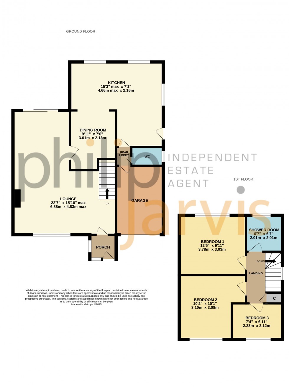 Floorplan for Robins Avenue, Lenham, Kent